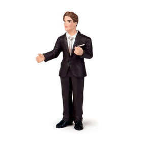 Marié costume Papo en PVC, Collection Monde enchanté, jouet éducatif idéal pour enfants