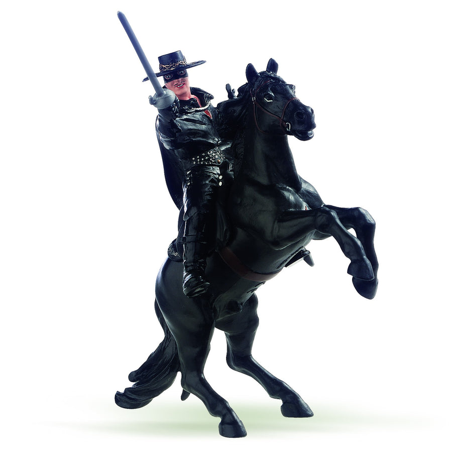 Zorro Papo en PVC, Collection Personnage historiques, jouet éducatif idéal pour enfants et collectionneurs