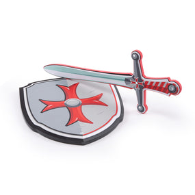 Epée Croix de Malte Papo en MOUSSE EVA, Adaptée aux enfants, jouet éducatif idéal pour enfants