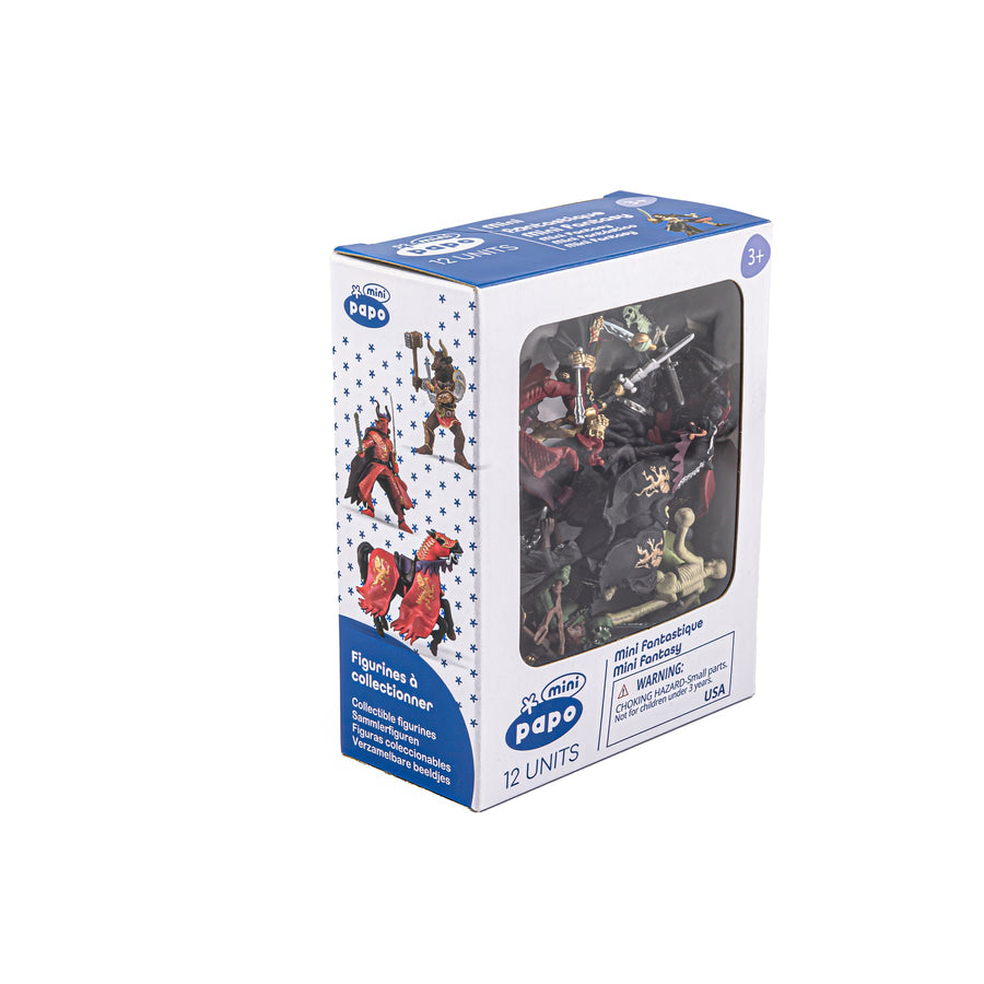 Mini Fantastiques (Tube, 12 pcs) Papo en PVC, Collection MINI PAPO, jouet éducatif idéal pour enfants