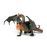 Figurine Dragon deux têtes Papo en PVC, Collection Fantastique, jouet éducatif idéal pour enfants et collectionneurs