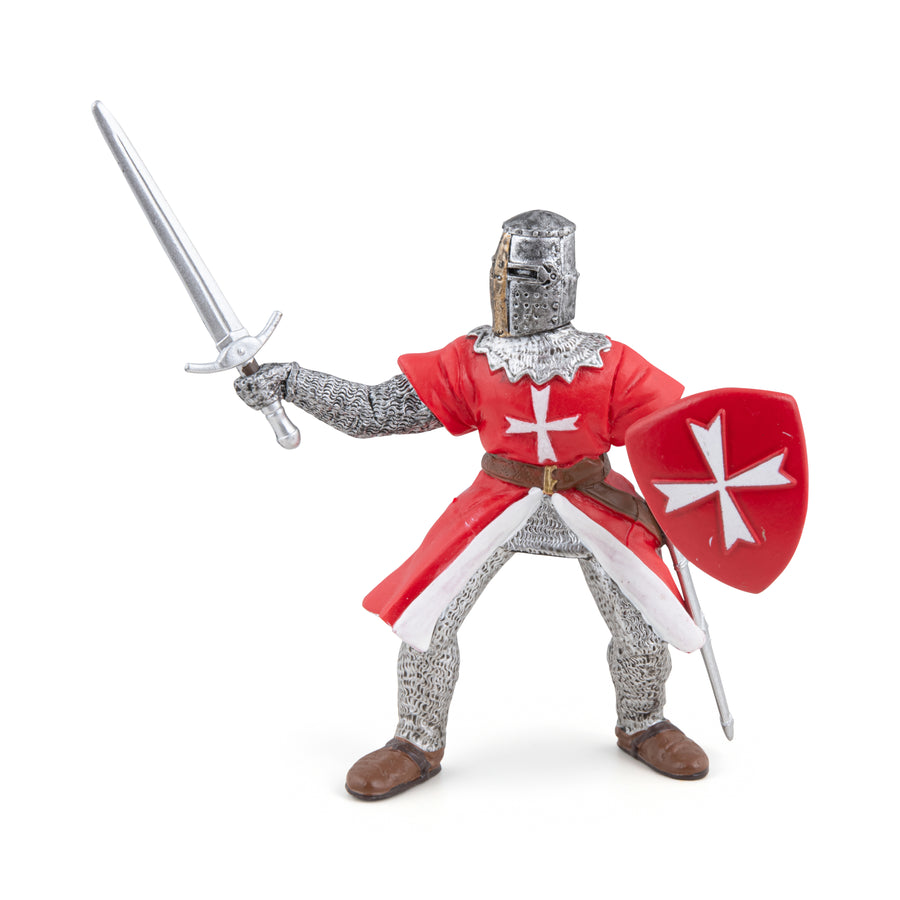 Chevalier de Malte Papo en PVC, Collection Médiéval, jouet éducatif idéal pour enfants et collectionneurs