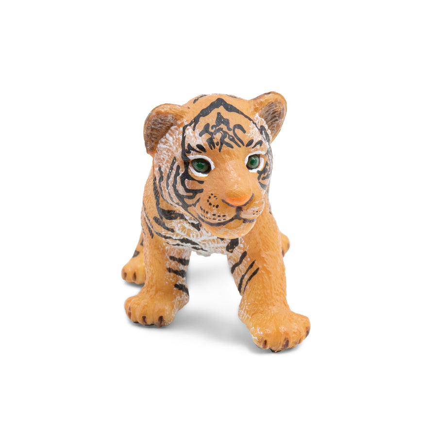 Figurine Bébé tigre Papo en PVC, thème félins, Collection Animaux sauvages, jouet éducatif idéal pour enfants et collectionneurs