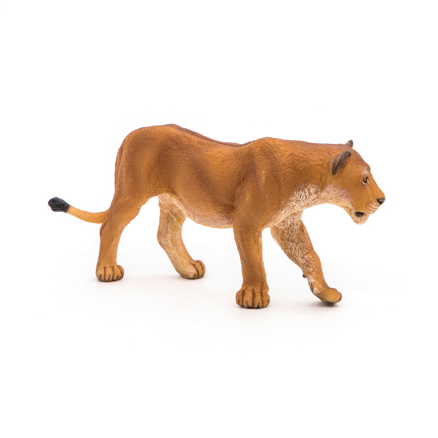 Figurine Lionne Papo en PVC, thème félins, Collection Animaux sauvages, jouet éducatif idéal pour enfants et collectionneurs