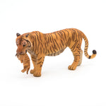 Figurine Tigresse et son bébé Papo en PVC, thème félins, Collection Animaux sauvages, jouet éducatif idéal pour enfants et collectionneurs