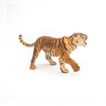 Figurine Tigre rugissant Papo en PVC, thème félins, Collection Animaux sauvages, jouet éducatif idéal pour enfants et collectionneurs