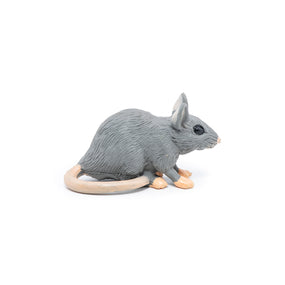 Souris grise Papo en PVC, Collection Animaux des jardins, jouet éducatif idéal pour enfants et collectionneurs