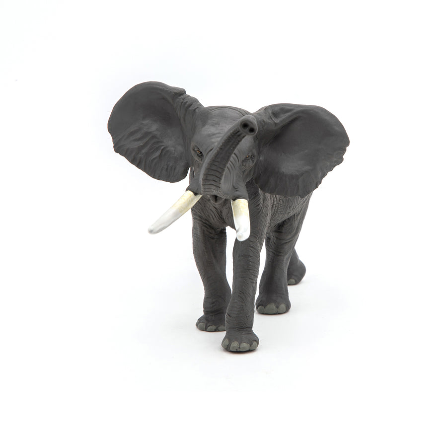 Figurine Éléphant Papo en PVC, thème savane, Collection Animaux sauvages, jouet éducatif idéal pour enfants et collectionneurs