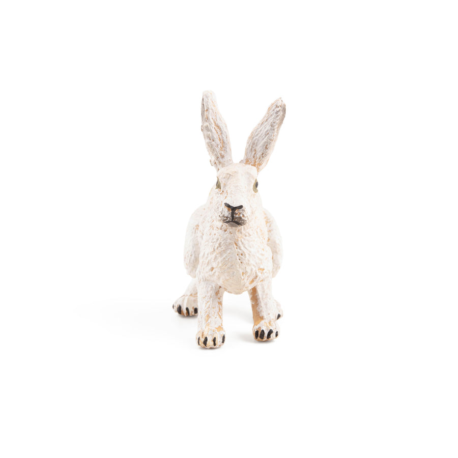 Figurine Lièvre polaire Papo en PVC, Collection Animaux sauvages, jouet éducatif idéal pour enfants et collectionneurs