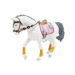 Figurine Cheval tressé Papo en PVC, Collection chevaux, jouet éducatif idéal pour enfants et collectionneurs