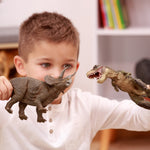 T-Rex courant vert Papo en PVC, Collection Dinosaures, jouet éducatif idéal pour enfants et collectionneurs