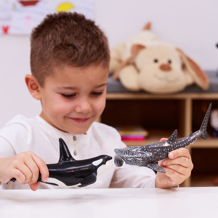 Figurine Orque Papo en PVC, Collection animaux marins, jouet éducatif idéal pour enfants et collectionneurs